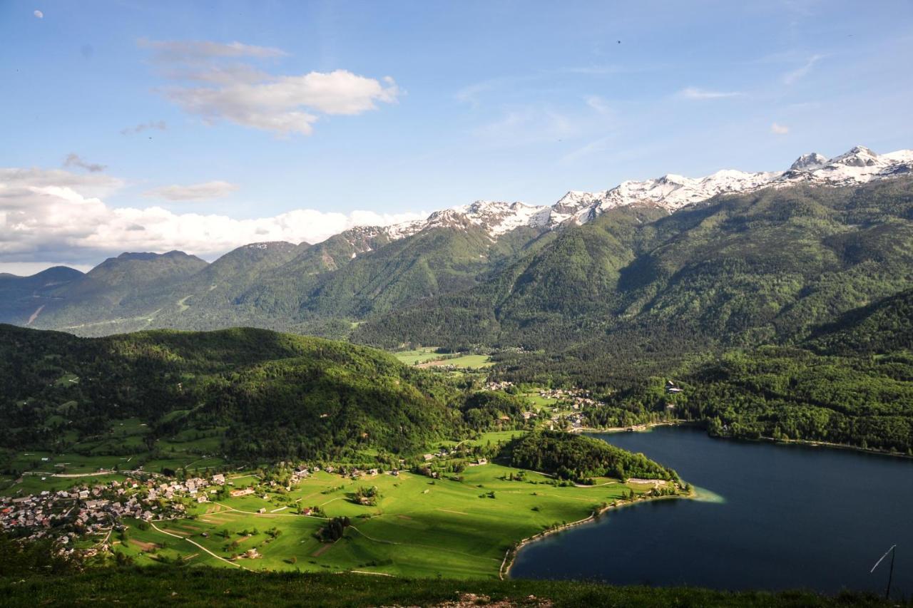 Gorska Hiska Vogar Nad Bohinjskim Jezerom Kültér fotó